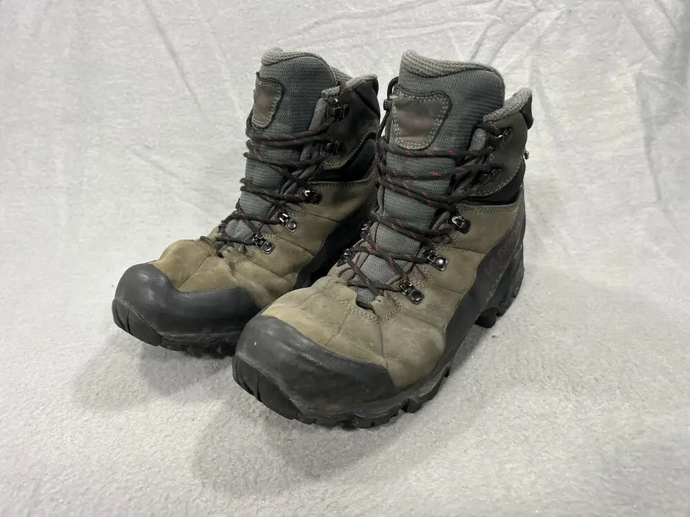 La Sportiva Nucleo High GTX Wide Boots Mens Size 9 Brown Waterproof Vibram Trail